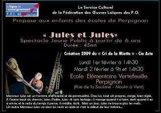 Spectacle "Jules et Jules" par le cri de la Miette