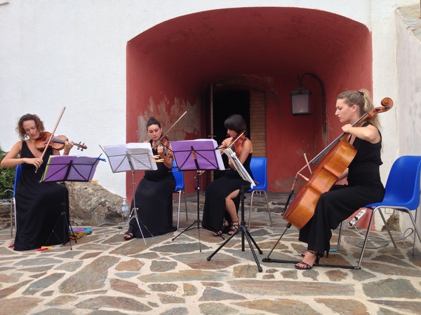 Culture : musique avec la troupe  Le Quatuor Opale .