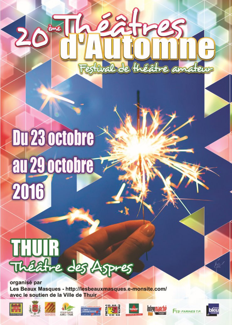 20me FESTIVAL DES THEATRES D'AUTOMNE DU 23 AU 29 OCTOBRE 2016