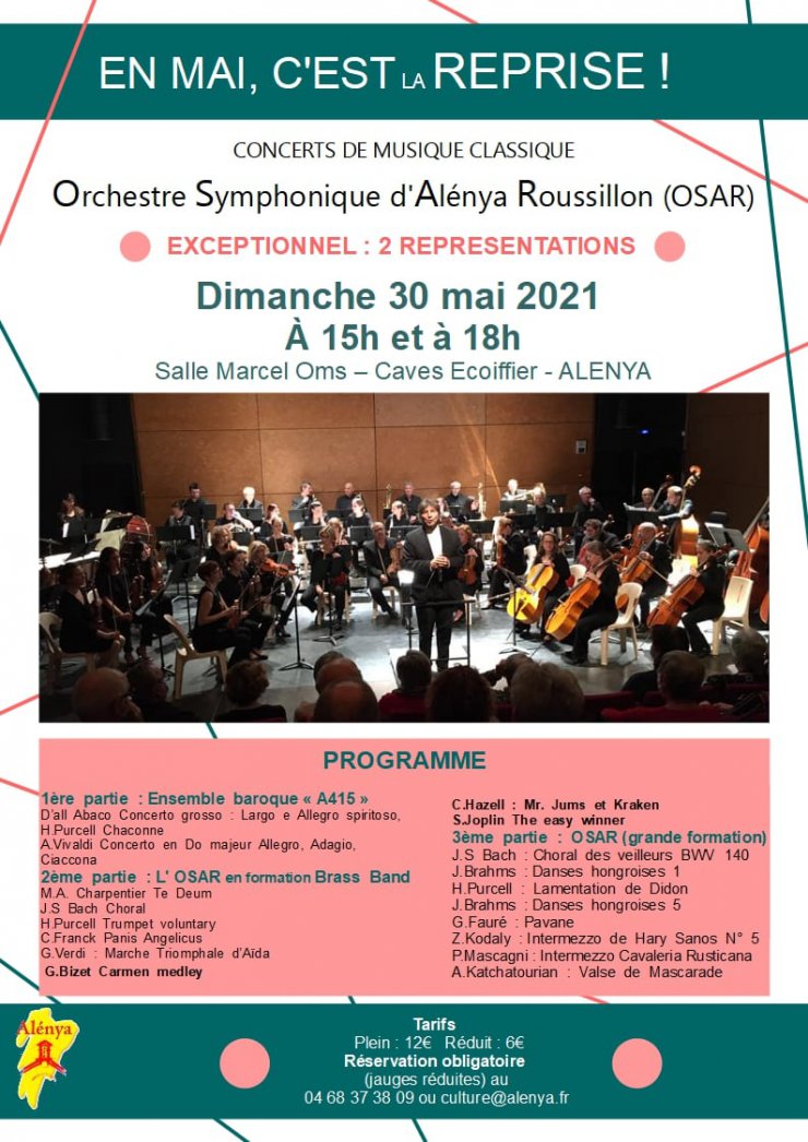 Concert de l'Orchestre Symphonique d'Alnya Roussillon, Alnya