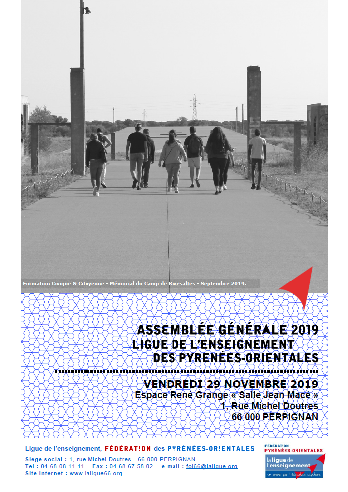 Assembles Gnrales 2019 Ligue de l'enseignement des Pyrnes-Orientales.
