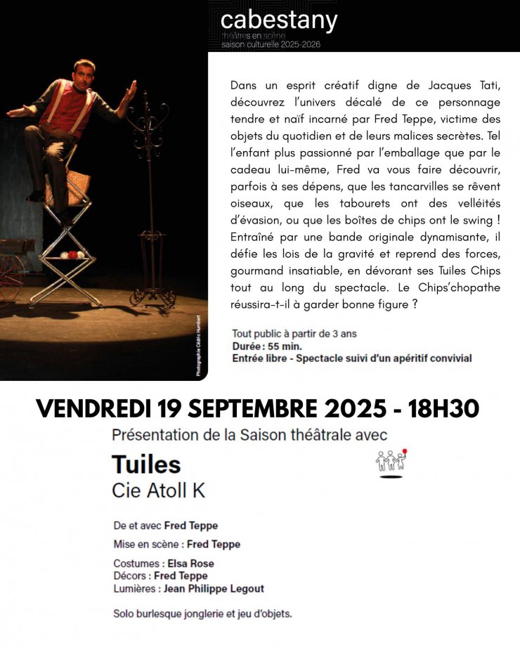 Prsentation de la saison thtrale - Cabestany