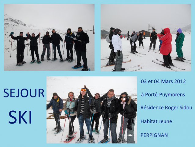 Séjour Ski organisé par l'Habitat Jeunes 