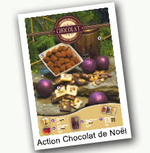 Association Marmelade d'Aqui - Action Chocolats de Noël.