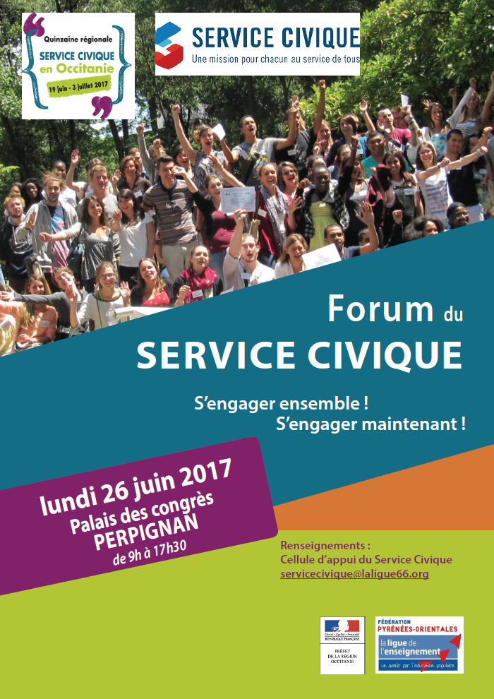 Quinzaine du Service Civique en Occitanie - 26/06/2017.