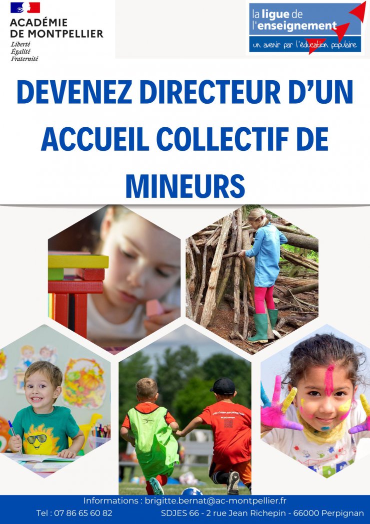 Certificat Complémentaire " Direction d'un Acuueil Collectif de mineurs"